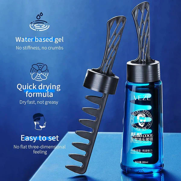 Hair Styling Wax With Comb